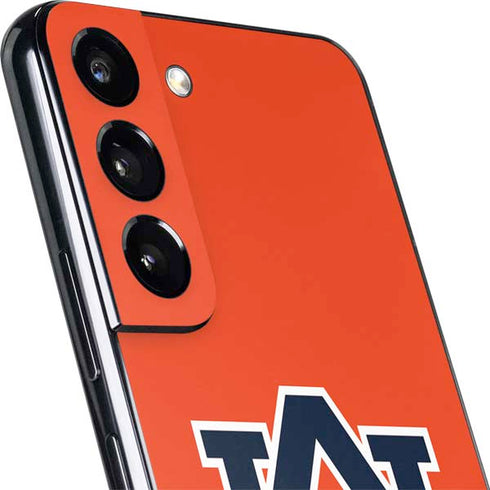 Auburn University Logo Orange Galaxy S22 Plus Skin